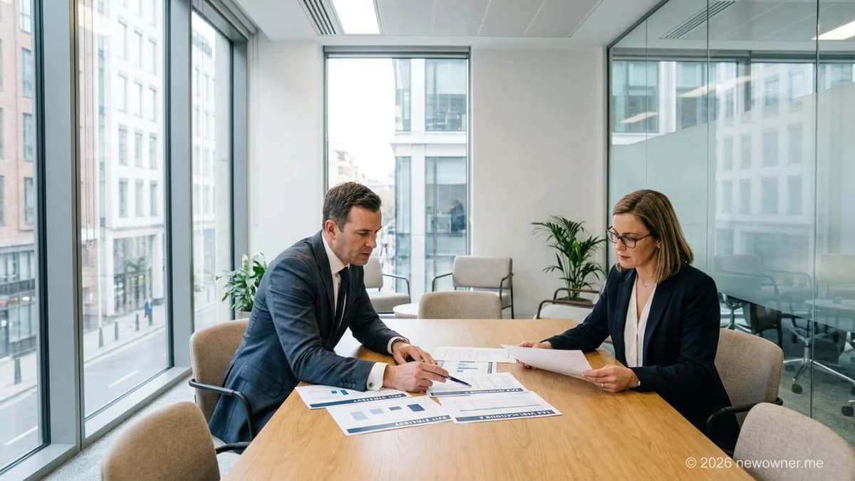 Business Asset Disposal Relief planning — advisers reviewing exit strategy, spousal transfers and the 5% threshold ahead of a qualifying disposal