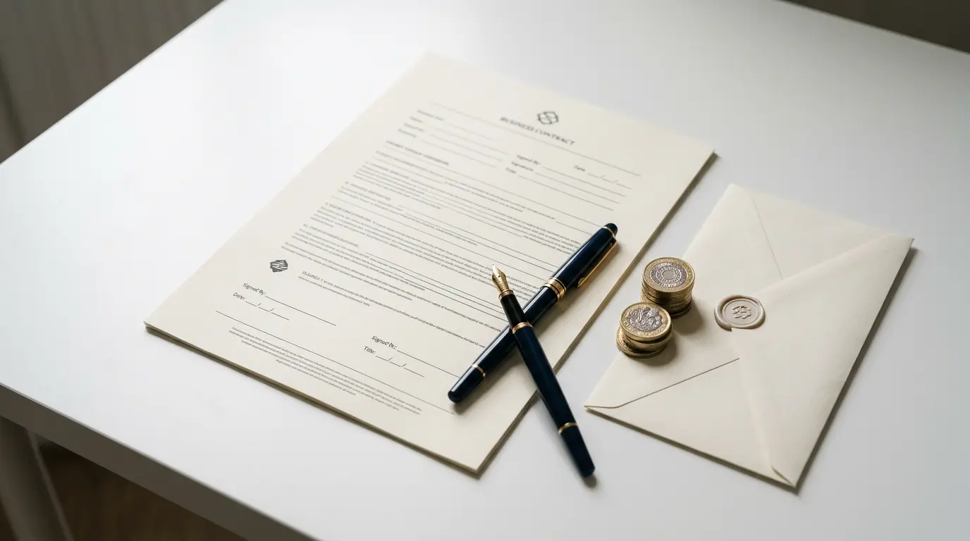 Business acquisition negotiation meeting with solicitors and advisers