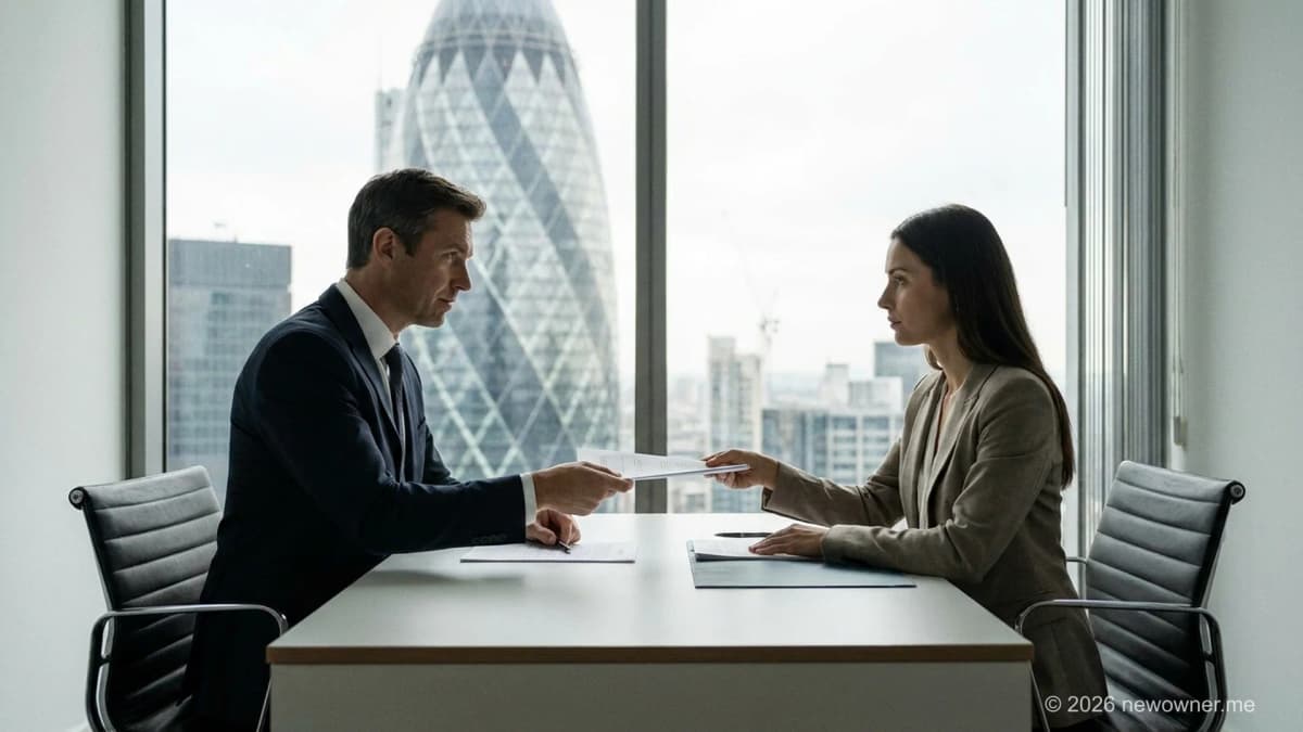 Selling a UK business — completed SPA handshake, how to sell a business UK 2026 guide