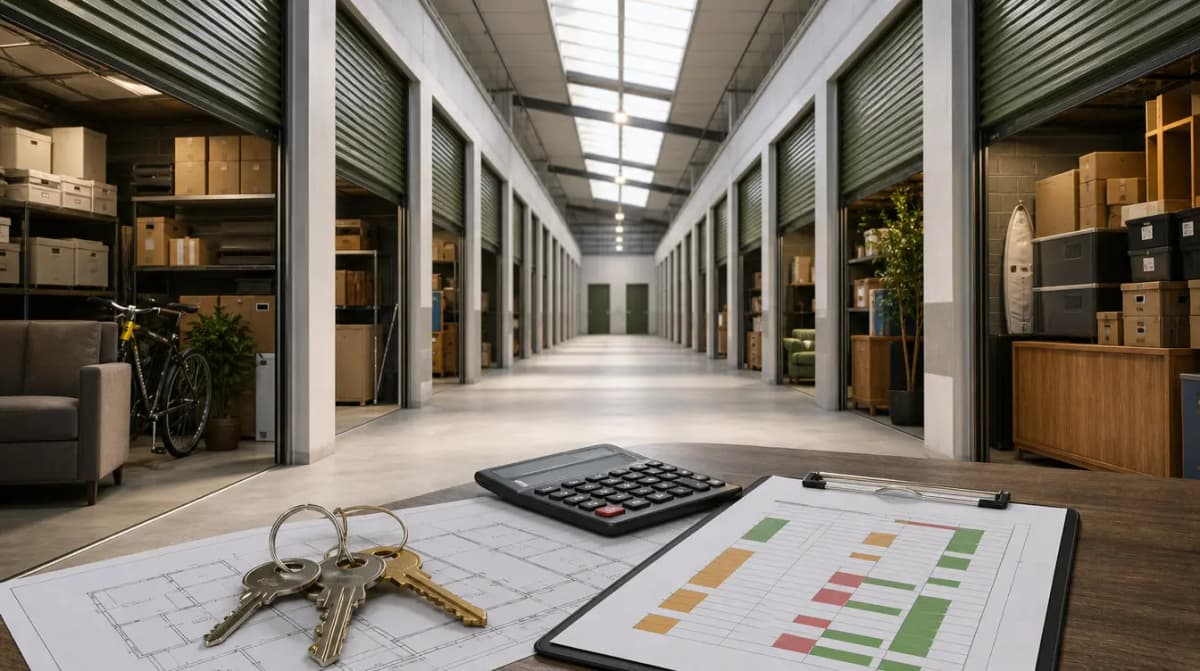Self storage business for sale UK: how self-storage makes money, the yields it returns and what to check before buying