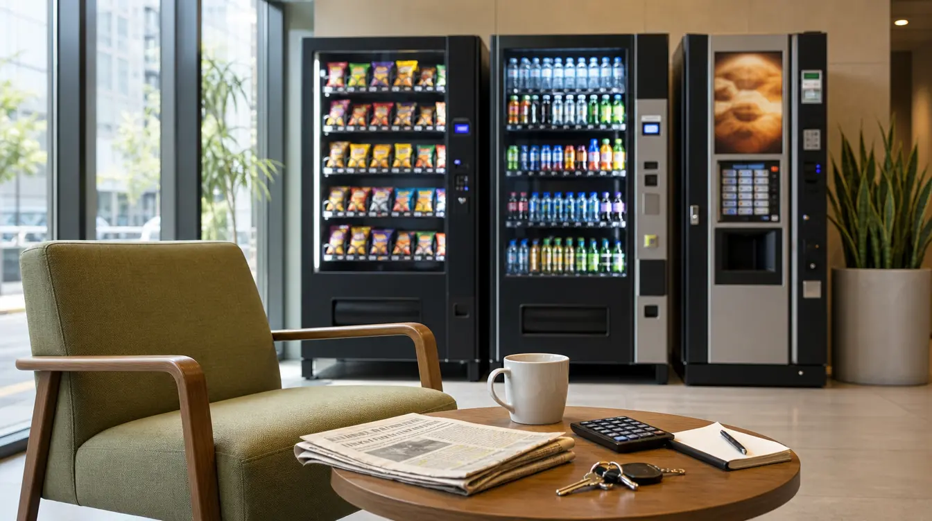 Vending machine business for sale UK: how vending routes make money, what they cost and what to check before buying