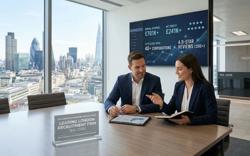 Exclusive Opportunity to Own 50% of a Leading London Recruitment Firm