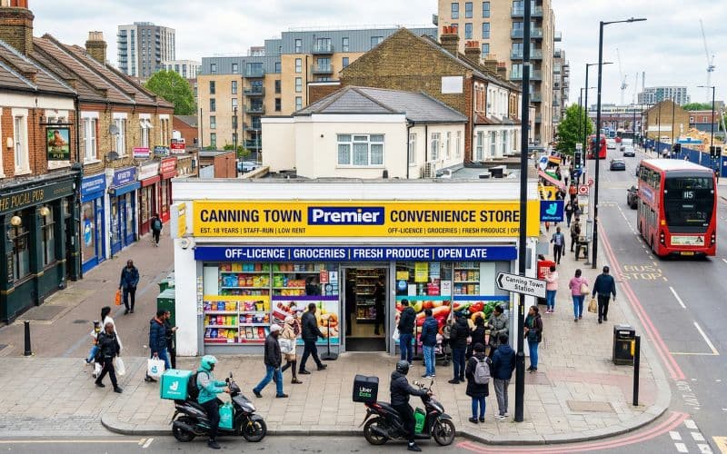 High-Turnover Canning Town Convenience Store – £900,000 Annual Sales and Low Rent