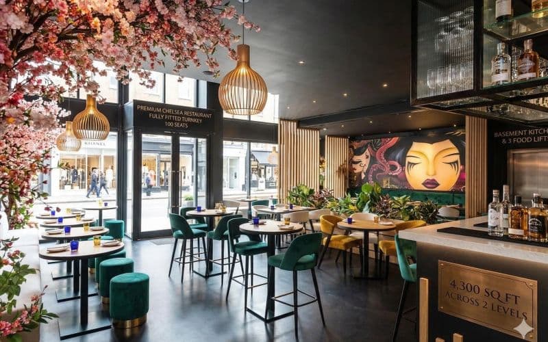 Premium 100-Seat Triple Fronted Restaurant on Chelsea's King's Road