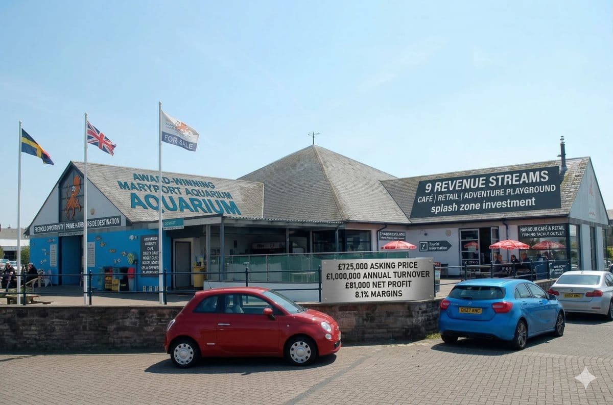 Award-Winning Aquarium and Multi-Attraction Destination for Sale in Maryport, Cumbria photo 1